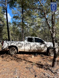Localizan en Madera pick up robada en Phoenix 