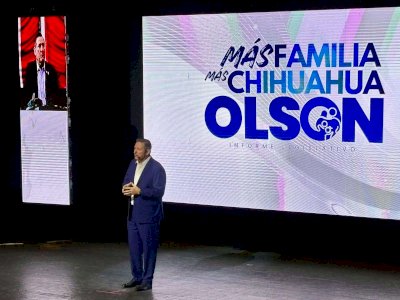 Rinde Olson Informe Legislativo; resalta reformas en educación 