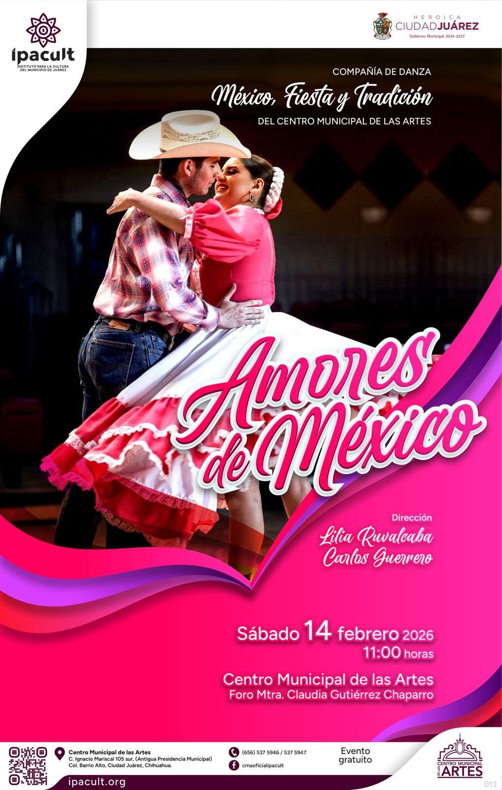 Celebran el 14 de febrero con Amores de México en el CMA