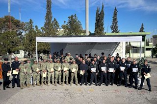 Reconocen a 36 elementos por su labor en operativos interinstitucionales