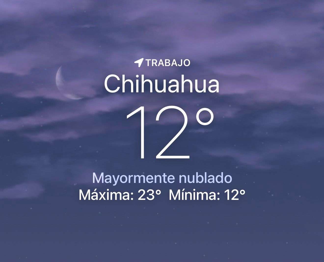 Se espera día nuboso con temperatura de 12 grados centígrados 