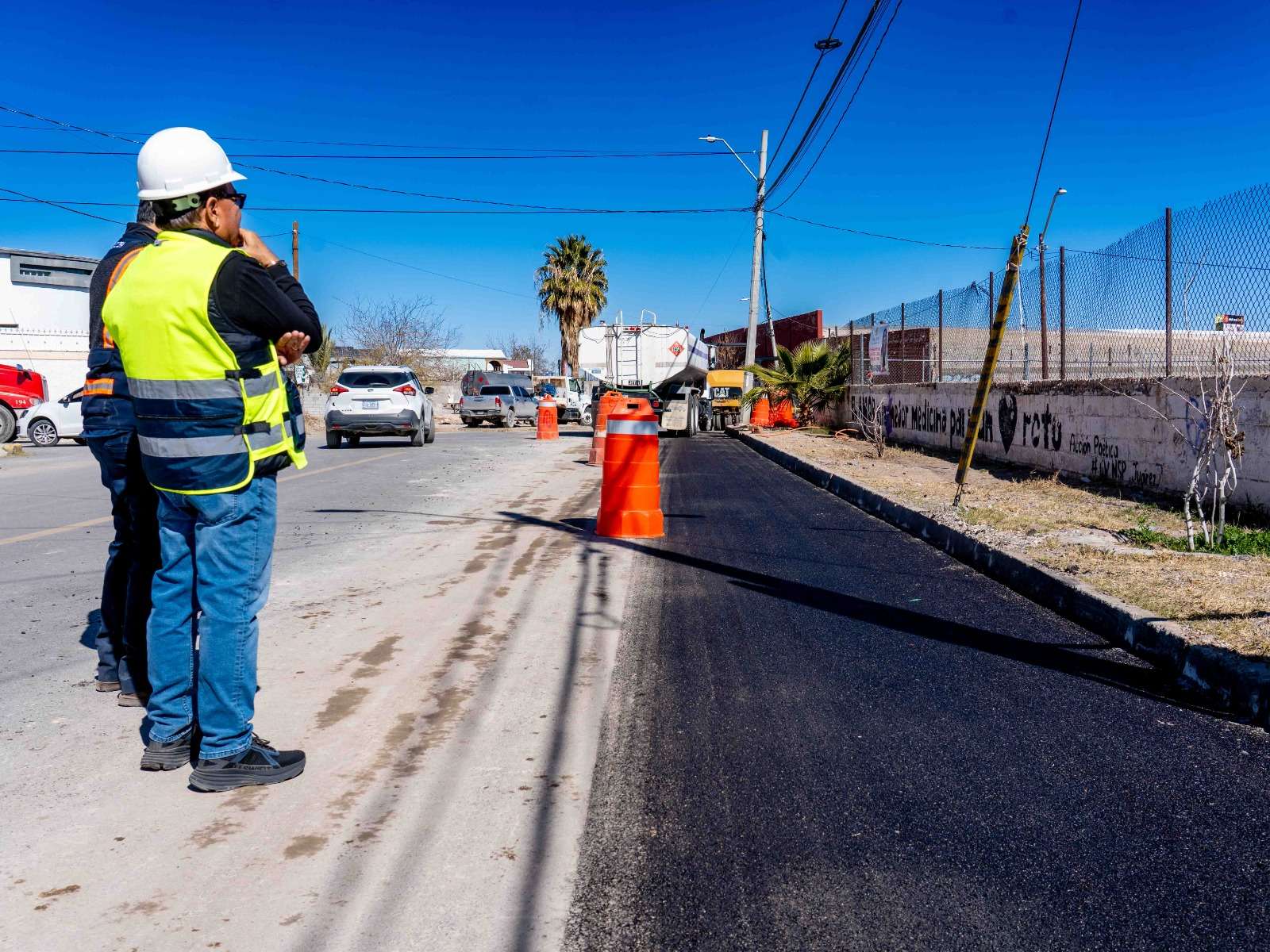 Instala la JMAS línea morada en la calle Canario