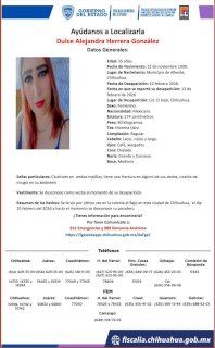 Piden ayuda para encontrar a mujer desaparecida en colonia El Bajo