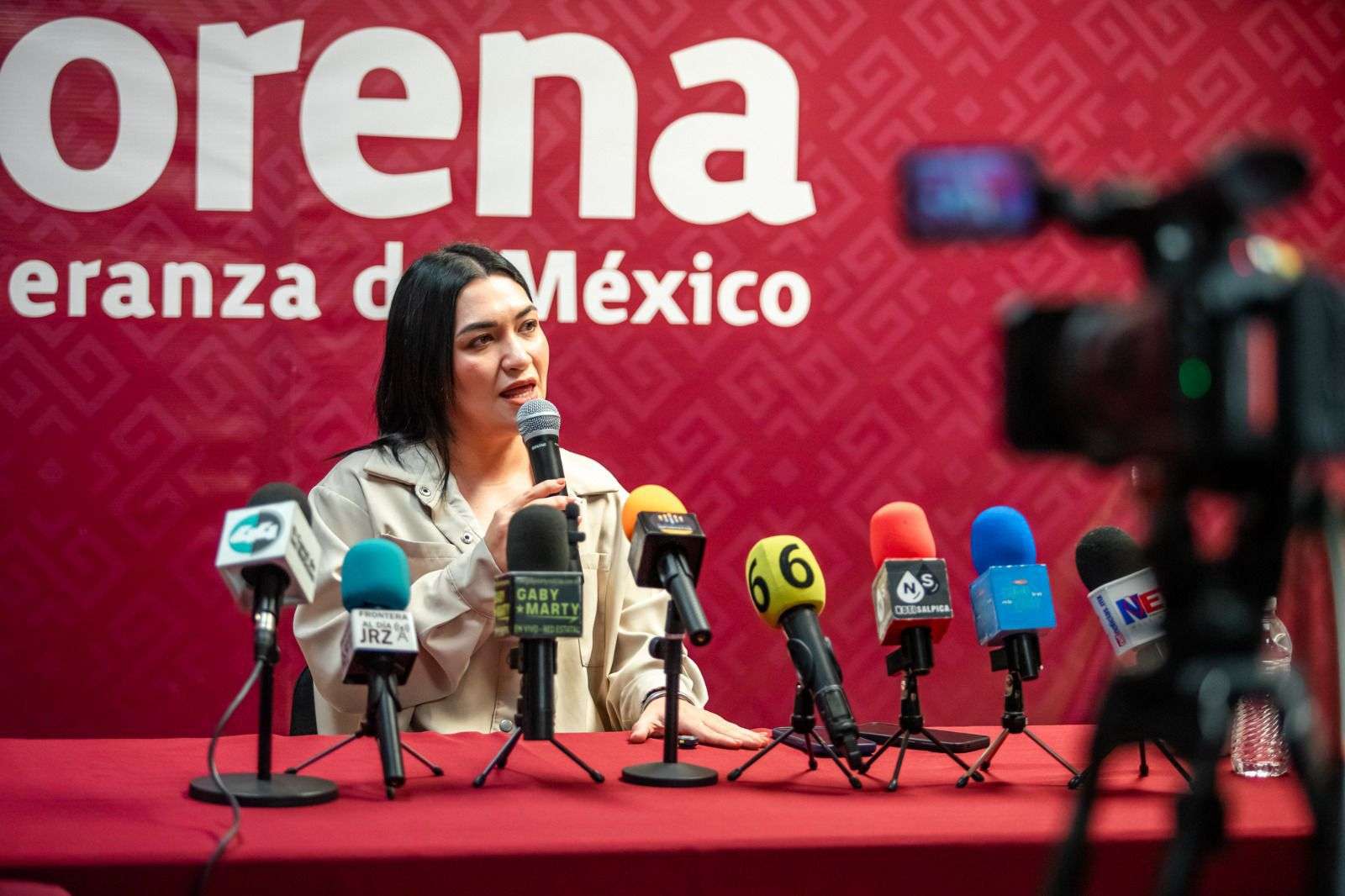 Sostiene presidenta estatal que Morena mantiene ventaja en encuestas
