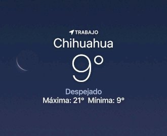 Amanece despejado con temperatura de 9 grados centígrados 