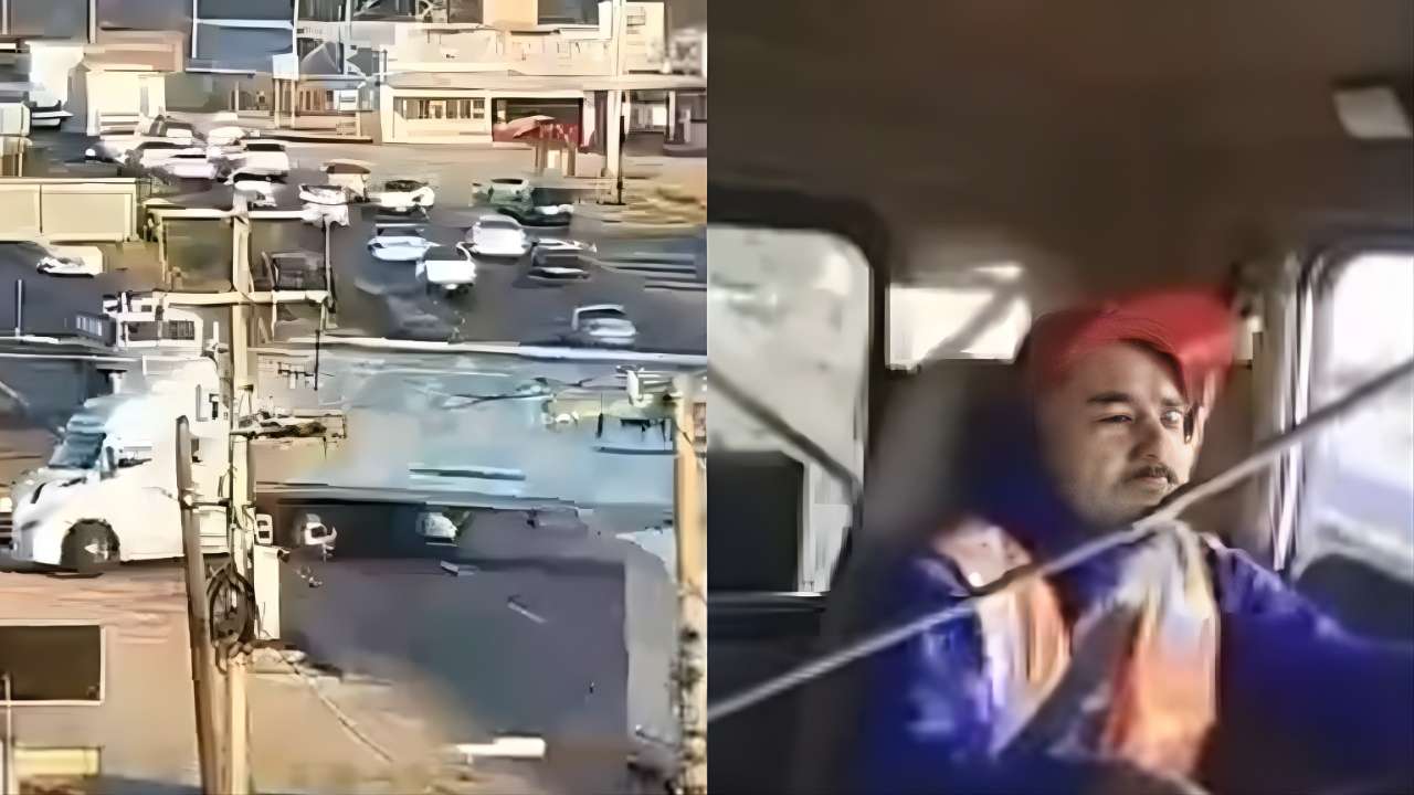 Choca camión torton y parte a la mitad caja de un tráiler en Irapuato