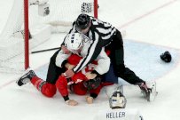 Se rompe el espíritu olímpico con pelea en el hockey 