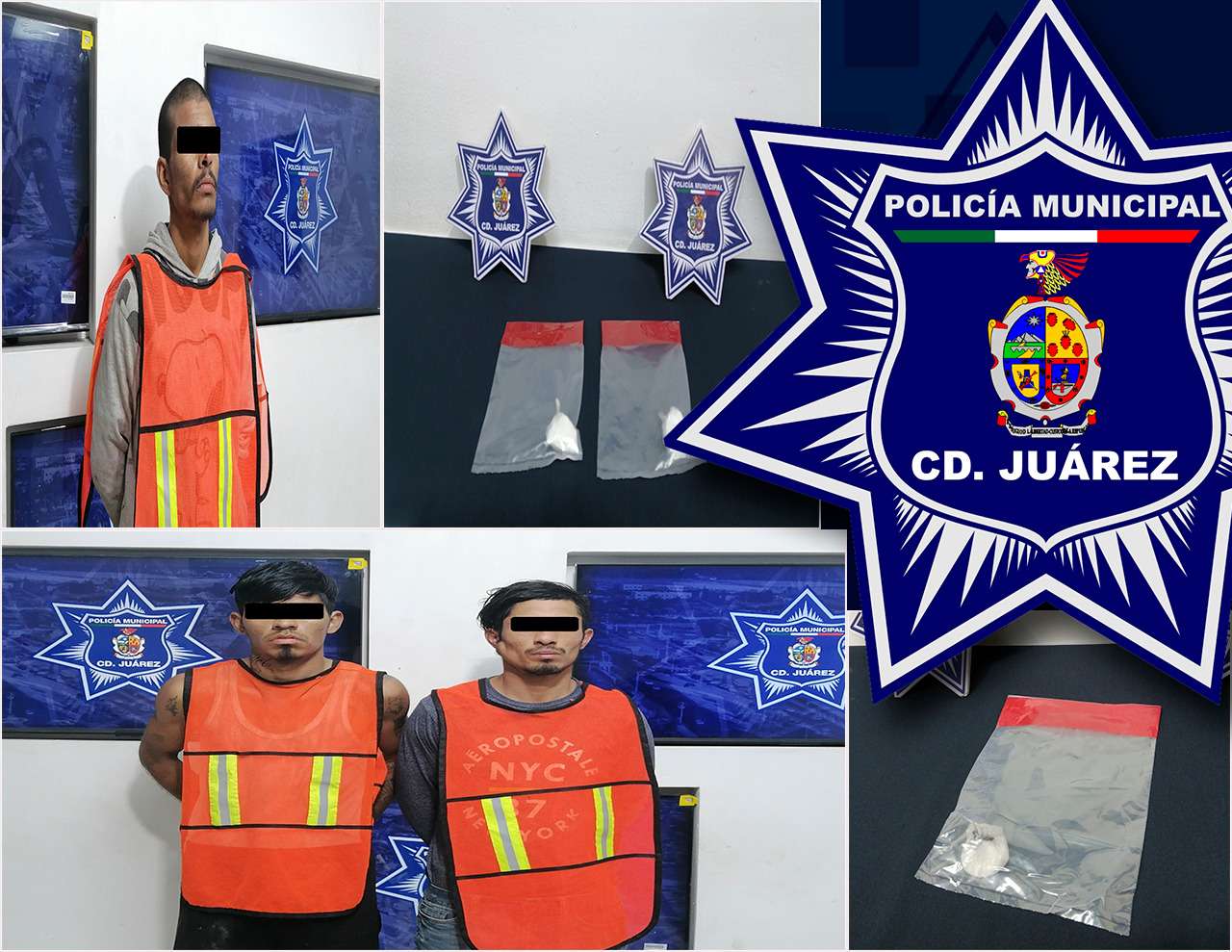 Arrestan a tres por delitos contra la salud