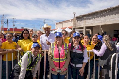 Entrega Maru rehabilitación de tramo carretero Meoqui-Julimes 