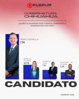 Encabeza Marco Bonilla preferencias a la gubernatura por el PAN: Rubrum 