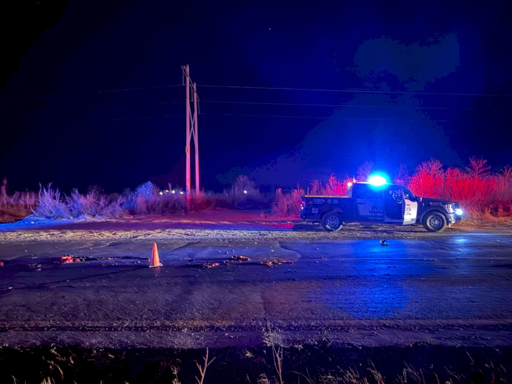 Muere luego de ser atropellado en la carretera a Juárez