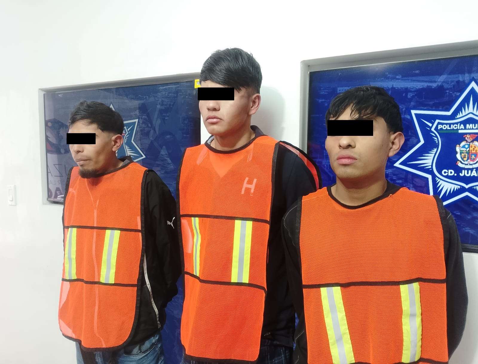 Detienen a tres por robo a comercio con violencia 