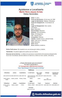 Desaparece empleado de la FGE en San Juanito