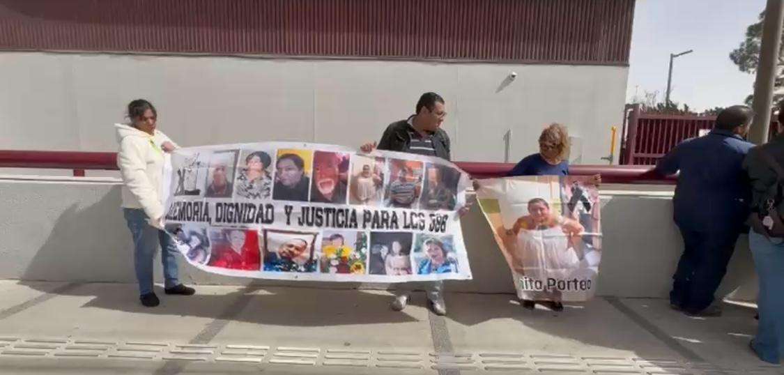 Protestan familias por liberación de dueño de Crematorio Plenitud 
