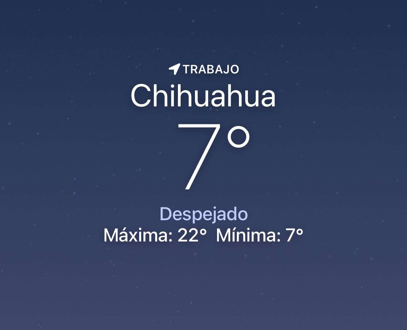 Amanece helado con temperatura de 7 grados centígrados 