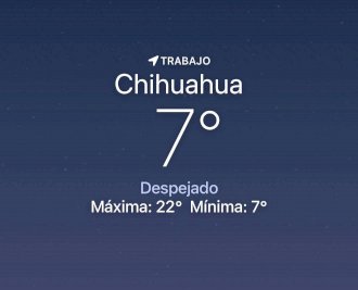 Amanece helado con temperatura de 7 grados centígrados 