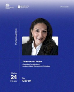 Invitan a Presidenta del IEE a presentación en Embajada Británica en México