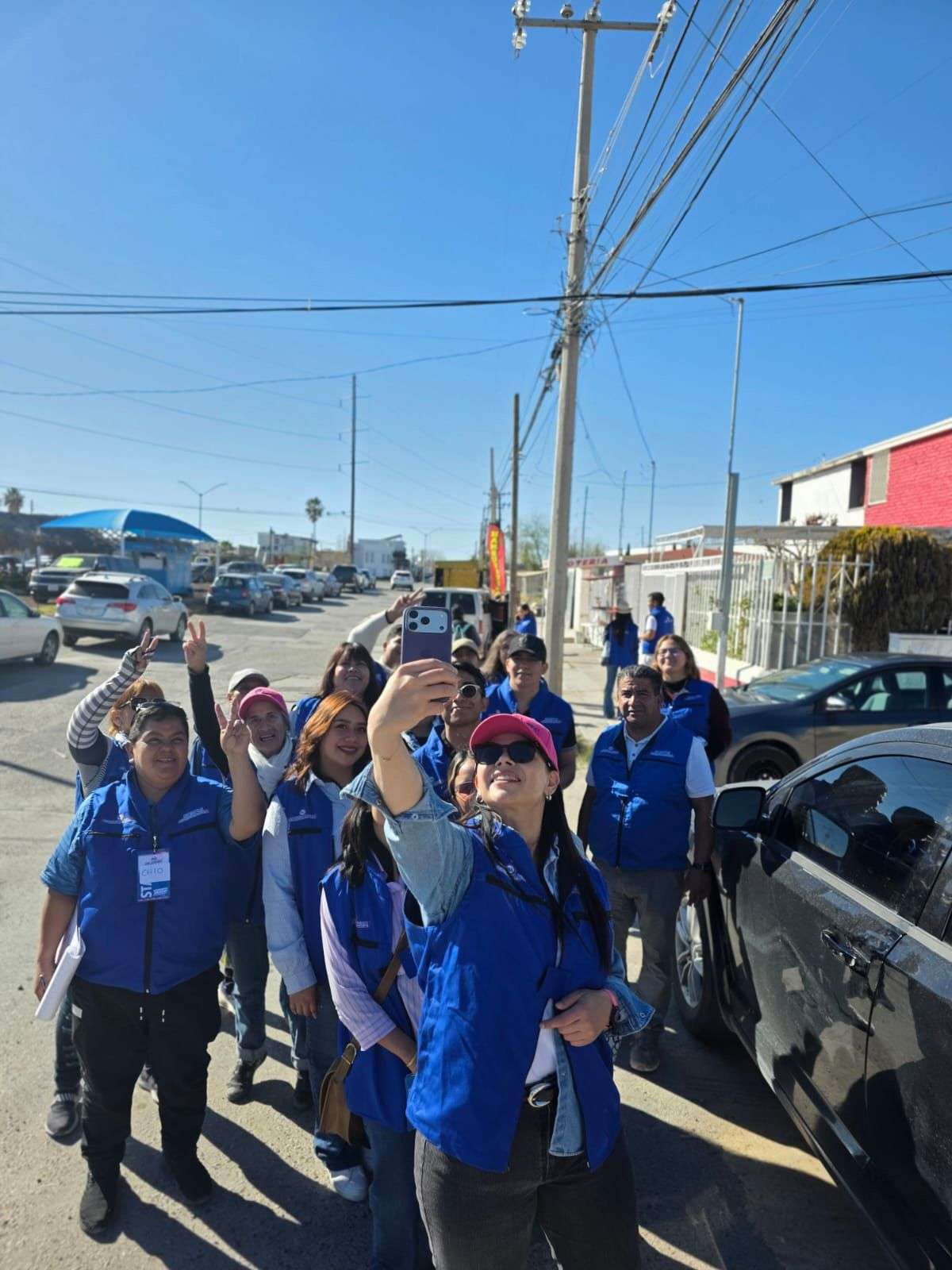 Asiste gobernadora a evento de Chalecos Azules en Ciudad Juárez