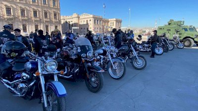 Participan más de cien bikers en rodada organizada por el Ejército Mexicano
