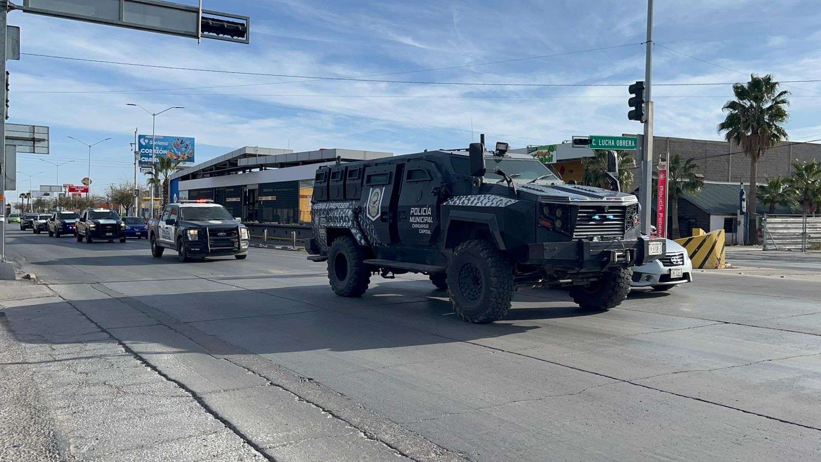 Despliegan patrullajes de vigilancia en avenidas de la ciudad