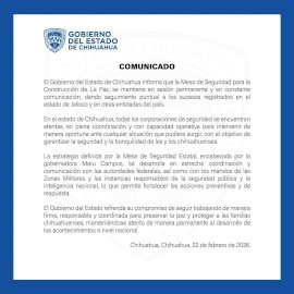 Mantiene Estado sesión de seguridad ante hechos violentos en Jalisco