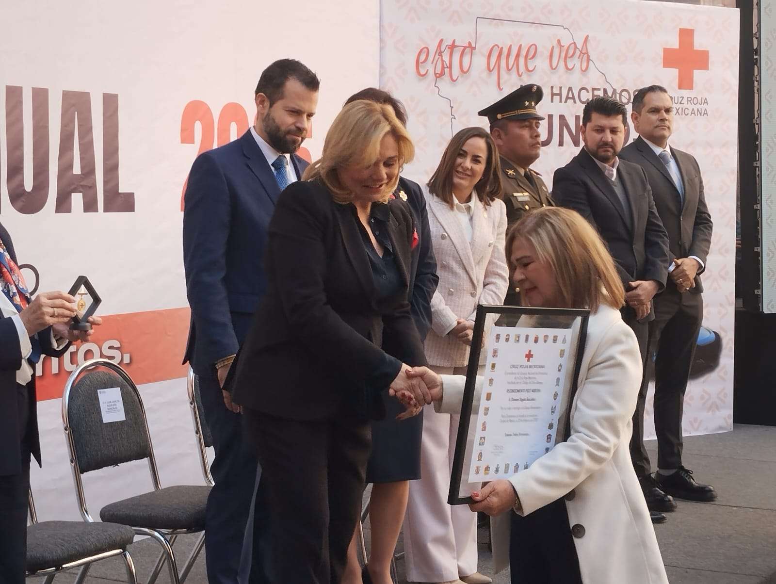 Reconoce Maru Campos labor de la Cruz Roja durante colecta 2026