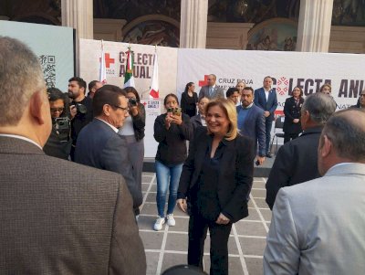 Reconoce Maru Campos labor de la Cruz Roja durante colecta 2026