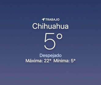 Amanece despejado y fresco con temperatura de 5 grados centígrados 