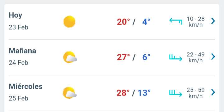 Día soleado con temperatura hasta 10°C en Juárez 