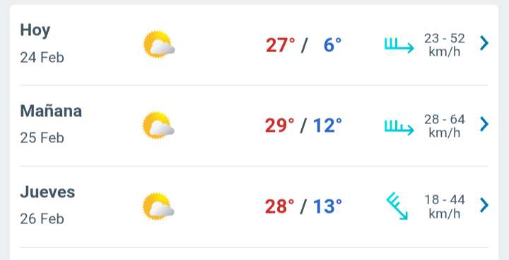 Día soleado con temperatura hasta 27°C en Juárez 