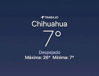 Amanece despejado y fresco con temperatura de 7 grados centígrados 