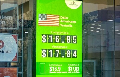 Sigue el dólar a $17.84 en Banco Azteca