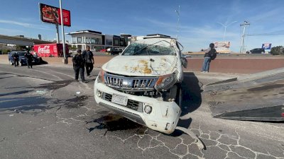 Vuelca al perder el control del volante en curva del Perijuv 