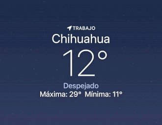 Se espera día soleado con máxima de 29 grados centígrados 