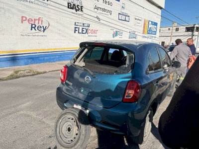 Choca motociclista contra auto en el Perijuv