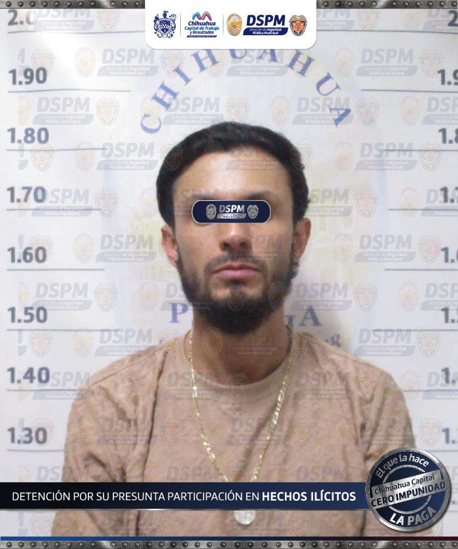 Arrestan a conductor con arma de fuego en colonia Quintas Carolinas