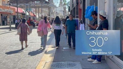 Calienta invierno con 30 grados