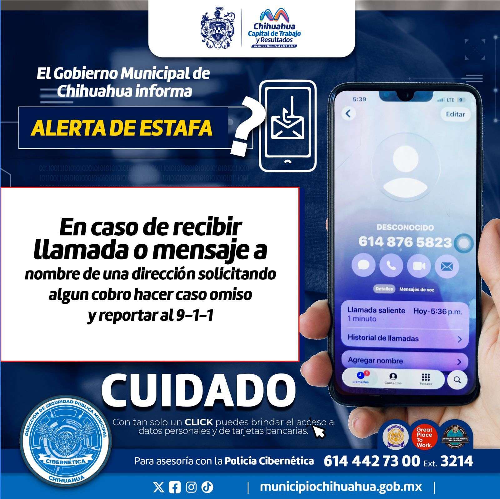 Alertan por llamadas falsas para cobro de uso de suelo
