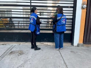 Realizan visitas domiciliarias para atención ciudadana