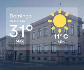 Mantiene Chihuahua temperaturas de hasta 31°C este domingo