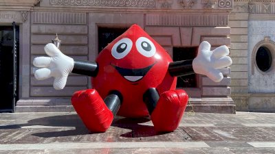 Realizan campaña de donación de sangre en Presidencia Municipal
