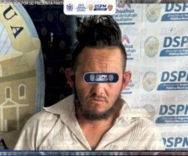 Capturan a sospechoso de 4 asaltos en la colonia Rodolfo Fierro 
