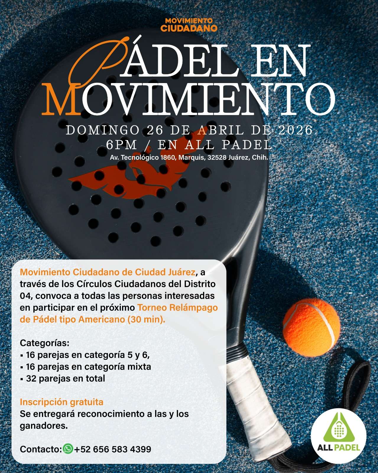 Impulsan actividad física con Pádel en Movimiento 