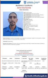 Desaparecen 4 personas en Nuevo Casas Grandes en un día