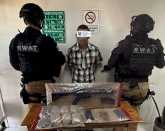 Procesan a detenido con droga y réplica de arma larga en Aldama 