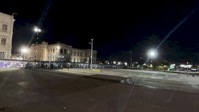 Luce Plaza del Ángel vacía tras jornada de protestas por el 8M