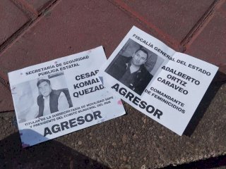 Denuncian a funcionarios como agresores durante el 8M