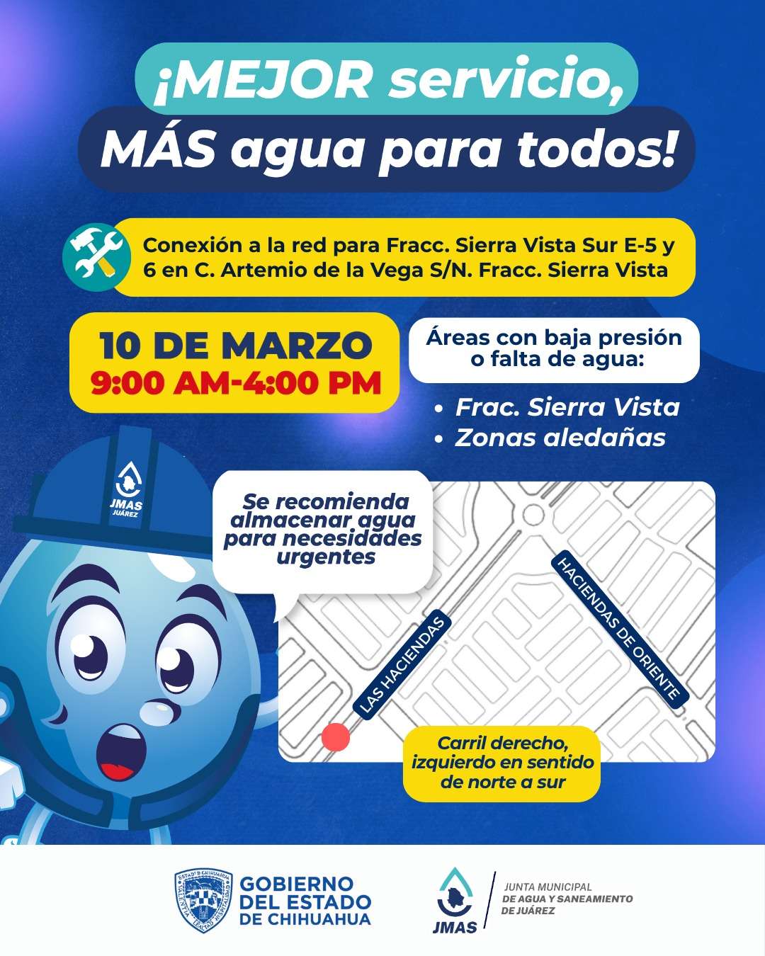 Alertan por baja presión en Sierra Vista y alrededores 