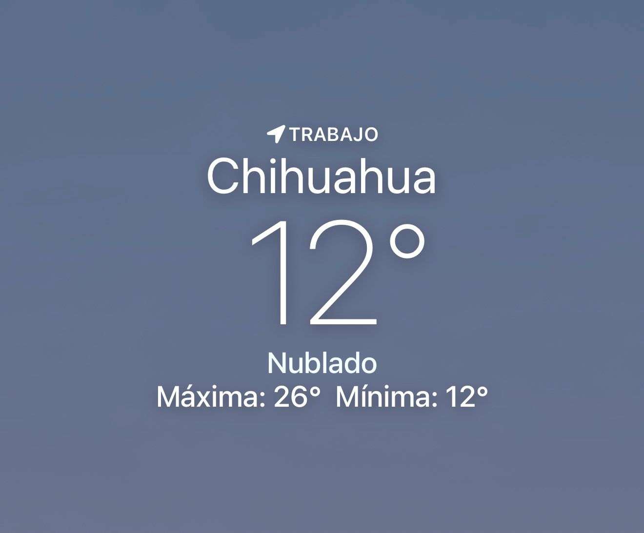 Se espera día nuboso con máxima de 26 grados centígrados 