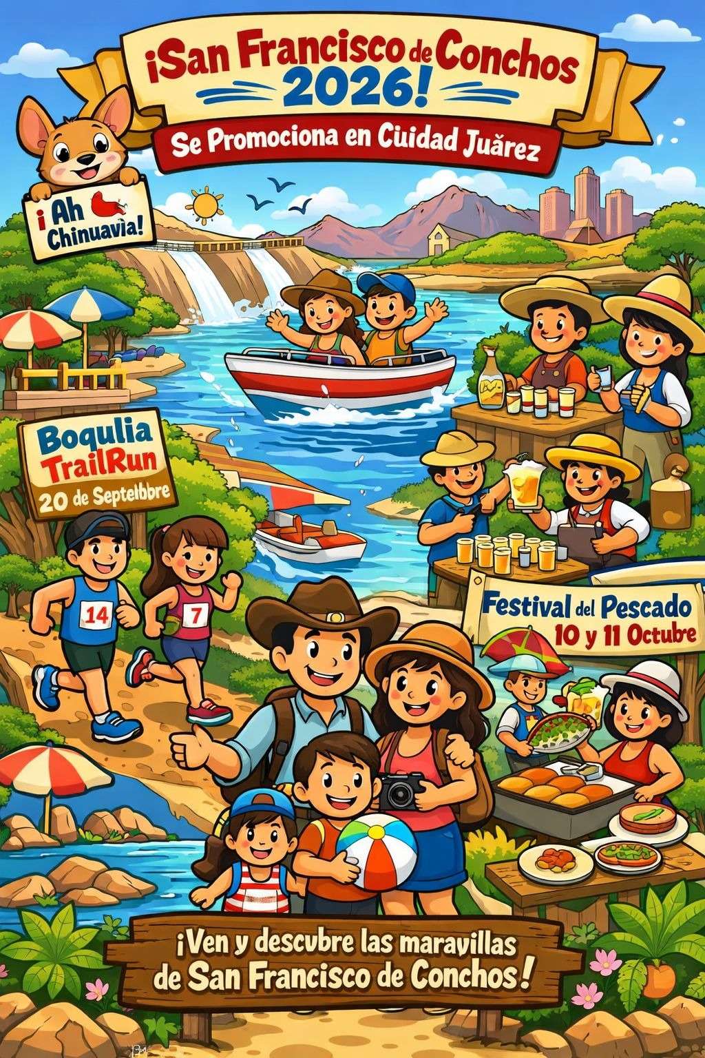 Promueven San Francisco de Conchos para temporada turística 